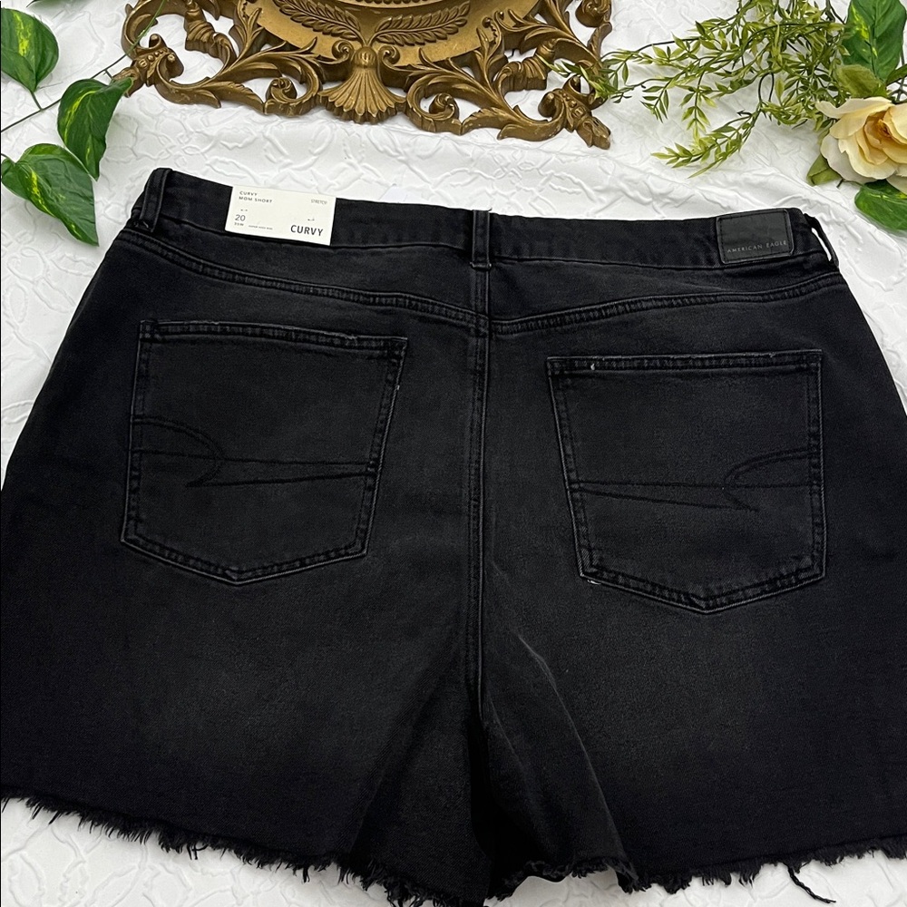 NWT American Eagle Curvy Mom Shorts Stretch size 20 - Picture 3 of 4